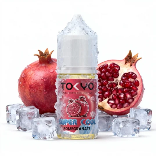 tokyo super cool pomegranate salt vape eliquid original