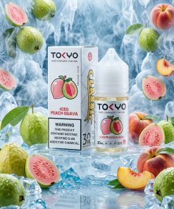 TOKYO CLASSIC PEACH GUAVA ICED SALT ELIQUID bottle on Vape Store Egypt.