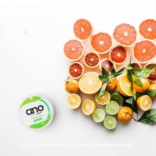 ANO NICOTINE POUCHES CITRUS BREEZE POWERED BY ANOTHA - آنو نيكوتين بوتش من آنوتا براند