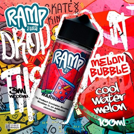 RAMP MELON BUBBLE 3MG 100ML E-LIQUID