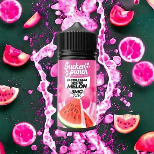 SUCKER PUNCH BUBBLEGUM WATERMELON 3MG 100ML E-LIQUID