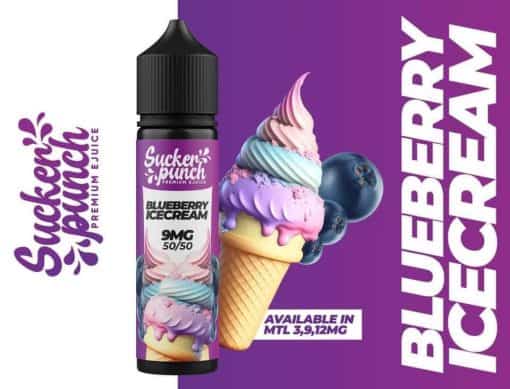 SUCKER PUNCH BLUEBERRY ICECREAM MTL E-LIQUID