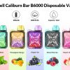 UWELL CALIBURN BAR B6000 50MG DISPOSABLE 6000 PUFF - يوويل كاليبورن بار بي ٦٠٠٠ ديسبوزابل بود