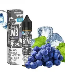 VGOD SALT ICED PURPLE BOMB E-LIQUID
