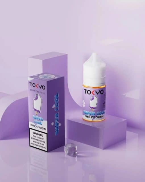 TOKYO-SUPER-COOL-SALT-NIC-ELIQUID-TARO-ICE-CREAM