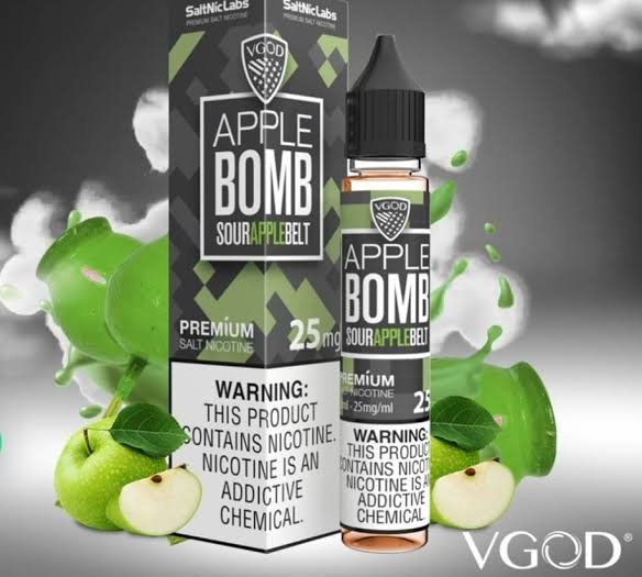 VGOD-ICED-APPLE-BOMB-SALT NICOTINE SOUR APPLE