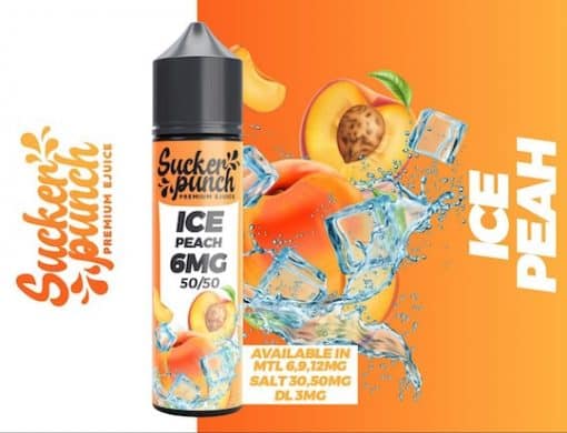 SUCKER PUNCH ICE PEACH MTL E-LIQUID