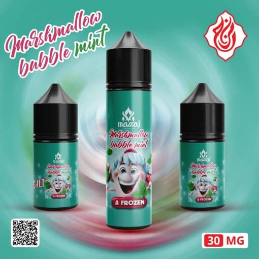 MAZAJ MARSHMALLOW BUBBLE MINT FROZEN 3MG 60ML E-LIQUID