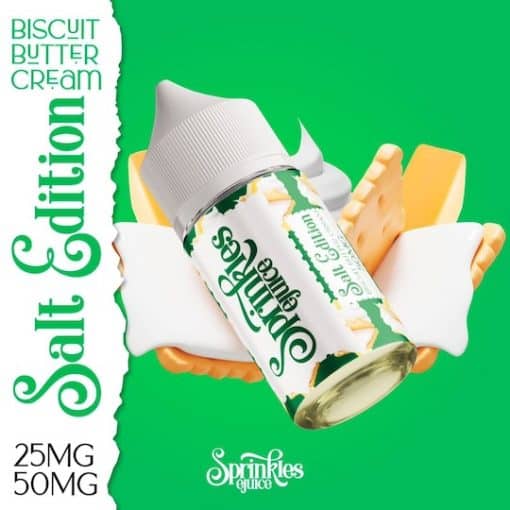 SPRINKLES BISCUIT BUTTER CREAM SALT NIC. E-LIQUID
