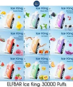 Discount Bundle ELFBar ce King 30000 Puffs Disposable 3 Pods 50MG