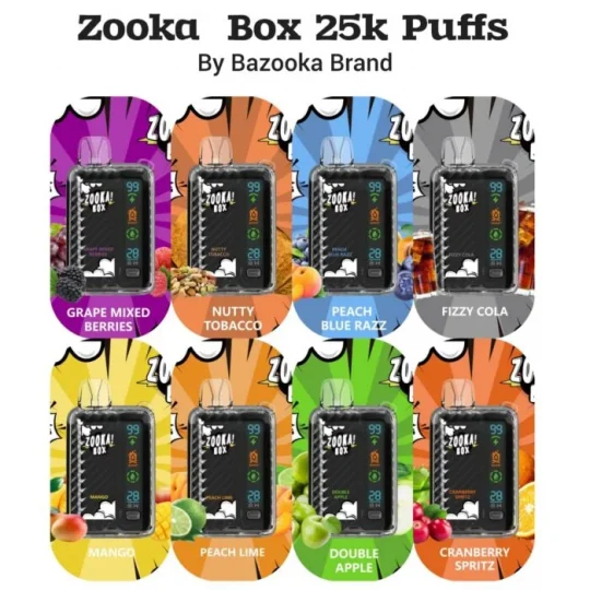 ZOOKA BOX DISPOSABLE VAPE POD EGYPT