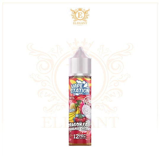 DRAGON FRUIT BANANA CHERRY VAPE STATION HIGH ICE MTL ELIQUID
