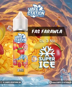 FAS FARAWLA VAPE STATION SUPER ICE 3MG 60ML ELIQUID