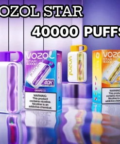 VOZOL STAR 40K PUFFS 50MG DISPOSABLE POD – ULTRA PERFORMANCE VAPE FOR EGYPT VAPE - فوزول ستار ٤٠٠٠٠ سحبه ديسبوزابل