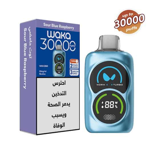 WAKA DUO TURBO VAPE 30K Puffs Disposable Vape -