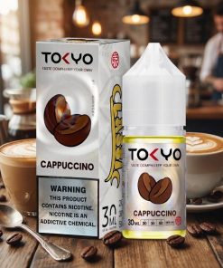 TOKYO CLASSIC CAPPUCCINO SALT ELIQUID bottle on Vape Store Egypt.