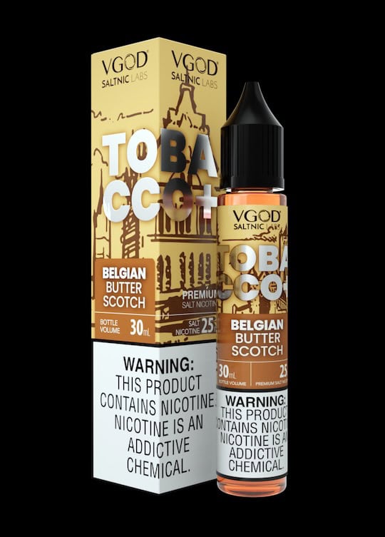 VGOD TOBACCO+ BELGIAN BUTTERSCOTCH E-LIQ -