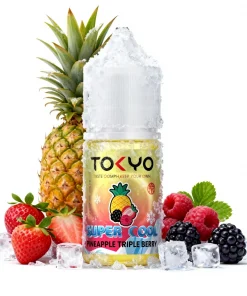 Tokyo Super Cool Pineapple Triple Berry imported premium salt nic
