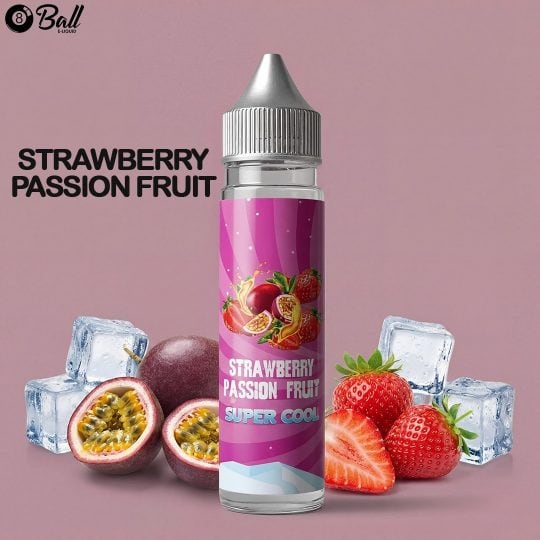 8 BALL STRAWBERRY PASSIONFRUIT SUPER Cool Vape Juice