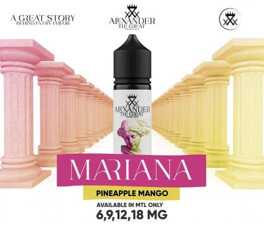 ALEXANDER MTL MARIANA ICE VAPE: Tropical Flavor Bliss