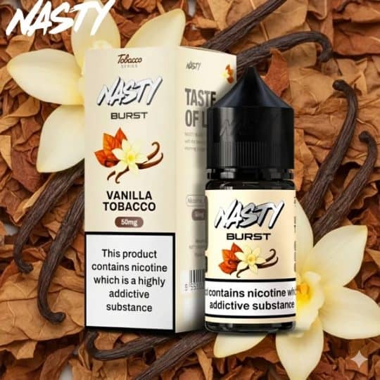 NASTY BURST VANILLA TOBACCO SALT VAPE ELIQUID