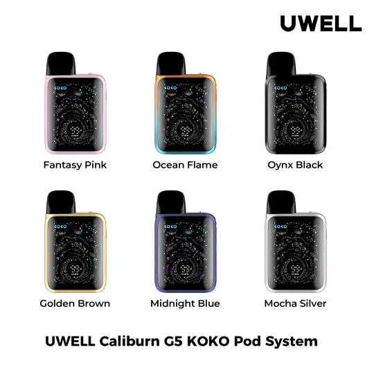 is there healthy vapes Uwell Caliburn A3 Refillable Pod Vape Kit main image 0