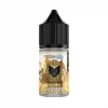 TOBACCO BOLD CUSTARD DR VAPES VAPE STATION SALT ELIQUID 30ml bottle featuring a black dropper cap and a golden pharaoh emblem.