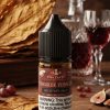 KINGSIDE TOBACCO SALT FIVE PAWNS ELIQUID bottle displaying Burley tobacco leaf design.