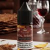 ROYAL TOBACCO SALT FIVE PAWNS ELIQUID bottle displaying Habano leaf tobacco design.