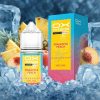 OX PASSION PINEAPPLE PEACH FREEZE SALT ELIQUID 30ml dropper bottle featuring a highly detailed tropical fruit and ice label design.