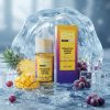 OX PASSION PINEAPPLE MANGO GRAPE FREEZE SALT ELIQUID 30ml dropper bottle featuring a highly detailed tropical fruit and ice label design.