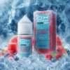 OX PASSION WATERMELON BLUEBERRY RASPBERRY FREEZE SALT ELIQUID 30ml plastic dropper bottle displaying its bright colorful fruit graphics.
