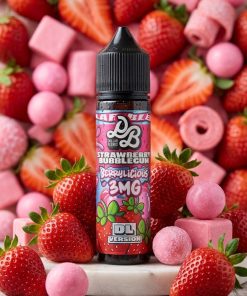 DOLLAR BERRYLICIOUS GOLDEN EDITION ELIQUID 60ml bottle showing strawberry bubblegum graphics for vape Egypt.