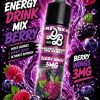 DOLLAR BERRY WINGS ELIQUID 60ml bottle with energy drink and mixed berry artwork for vape Egypt.