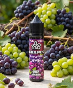 DOLLAR PURPLE CRASH ELIQUID 60ml bottle showing ripe purple grape graphics for vape Egypt.