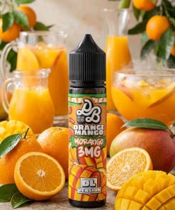 DOLLAR MORANGO GOLDEN EDITION ELIQUID 60ml bottle showing orange mango graphics for vape Egypt.