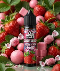 DOLLAR MTL BERRYLICIOUS GOLDEN EDITION ELIQUID 60ml bottle with strawberry bubblegum graphics for vape Egypt.
