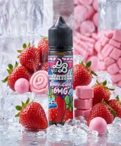 DOLLAR MTL BERRYLICIOUS ICE GOLDEN EDITION ELIQUID 60ml bottle with iced strawberry bubblegum graphics for vape Egypt.