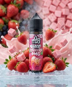 DOLLAR MTL MONICA'S MILK GOLDEN EDITION ELIQUID 60ml bottle with strawberry milk graphics for vape Egypt.