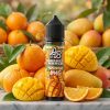 DOLLAR MTL MORANGO GOLDEN EDITION ELIQUID 60ml bottle with orange mango graphics for vape Egypt.