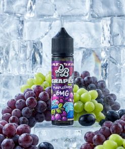 DOLLAR MTL PURPLE CRASH ELIQUID 60ml bottle with purple grape graphics for vape Egypt.