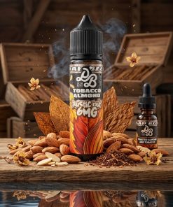 DOLLAR MTL RUSTIC NUT GOLDEN EDITION ELIQUID 60ml bottle with tobacco almond graphics for vape Egypt.