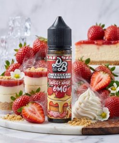 DOLLAR MTL SWEET WHIP GOLDEN EDITION ELIQUID 60ml bottle showing strawberry cheesecake graphics for vape Egypt.