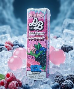 DOLLAR SALT GUMMY BERRY SUPER COOL ELIQUID bottle displaying mixed berries bubblegum ice graphics.