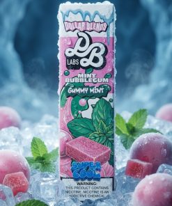 DOLLAR SALT GUMMY MINT SUPER COOL ELIQUID bottle displaying mint bubblegum ice graphics.