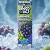 DOLLAR SALT PURPLE CRASH SUPER COOL ELIQUID bottle displaying sweet purple grape ice graphics.