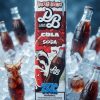 DOLLAR SALT SODA SUPER COOL ELIQUID bottle displaying classic soda cola ice graphics.