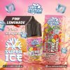 VAPE STATION PINK LEMONADE SUPER ICE SALT ELIQUID 30ml bottle showing pink lemonade artwork for vape Egypt.