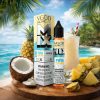 VGOD ICED PINA COLADA SALT ELIQUID bottle displaying tropical pineapple coconut ice graphics.