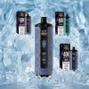 Crown Bar Mega Max 40k Puffs Al Fakher disposable pod device showing smart LED screen.